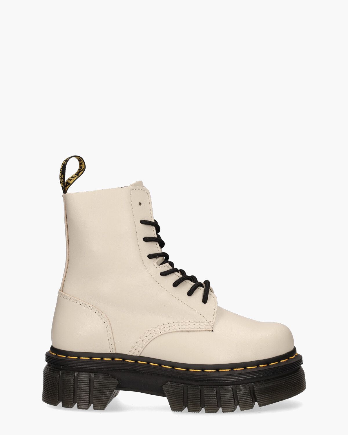 Dr. Martens Audrick Platform Off White Dames Veterboots Van Arendonk