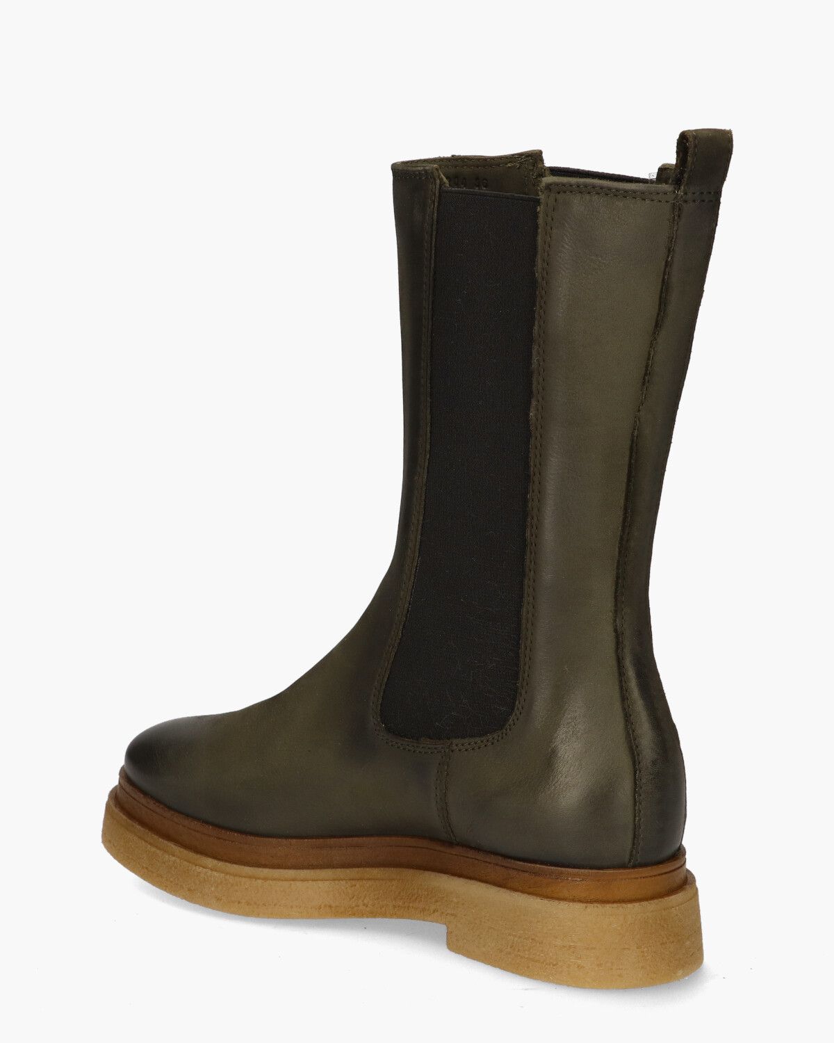 2PALAS204 Donkergroen Dames Chelseaboots