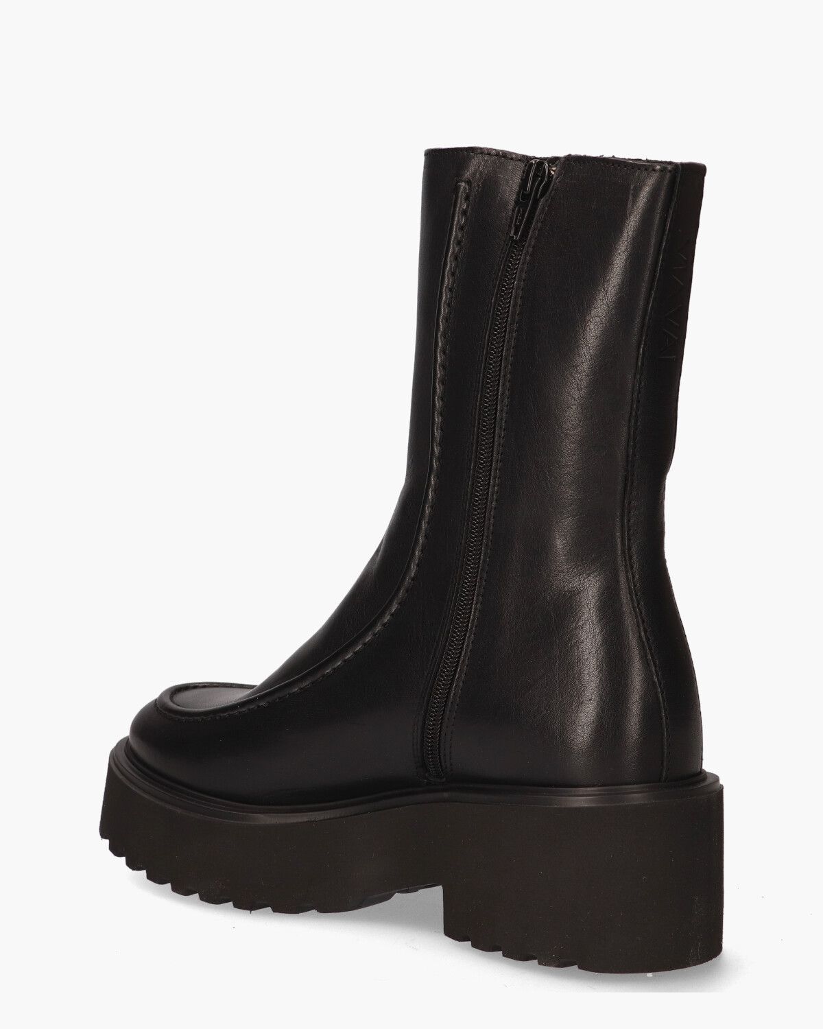 Via Vai Bobbi Mint Zwart Dames Enkelboots Van Arendonk