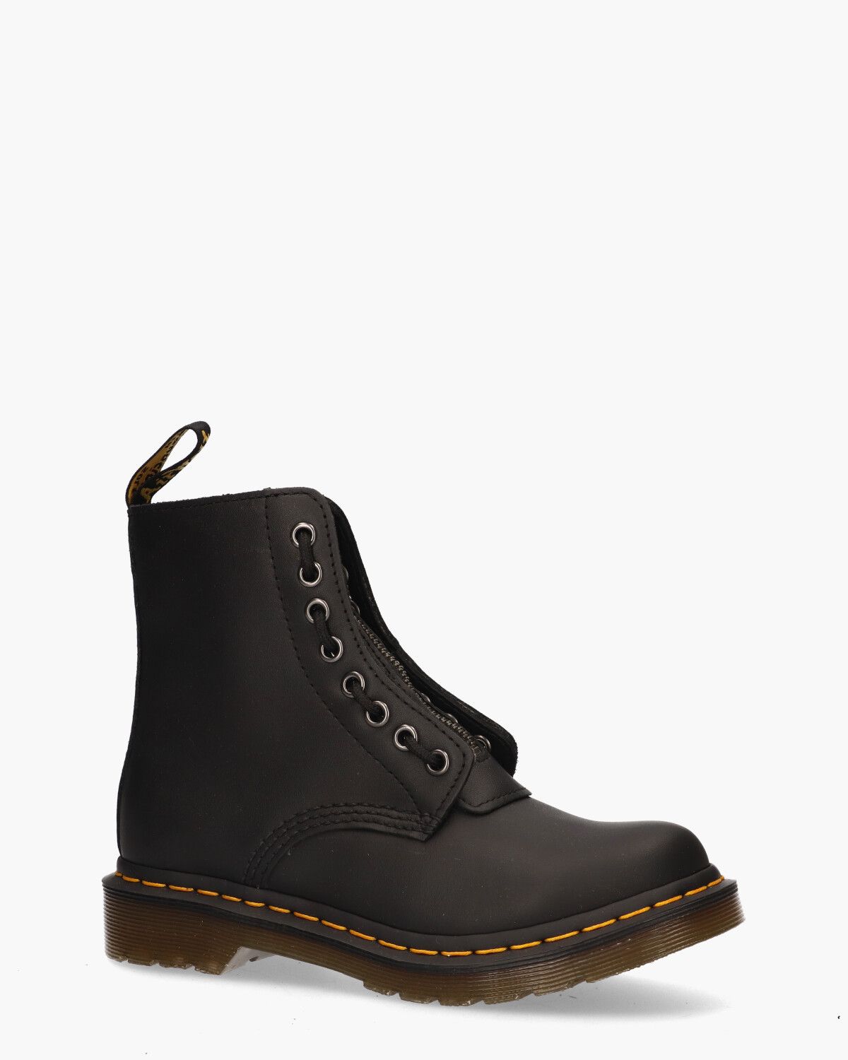 Dr. Martens 1460 Pascal Front Zip Zwart Damesboots Van Arendonk