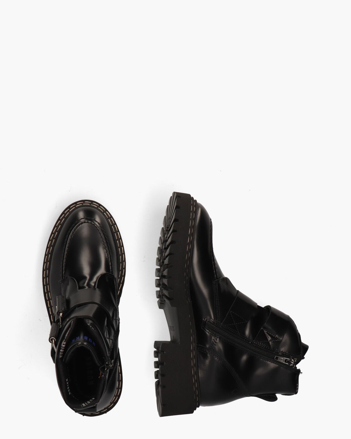 Frankie Finch Zwart Dames Enkelboots