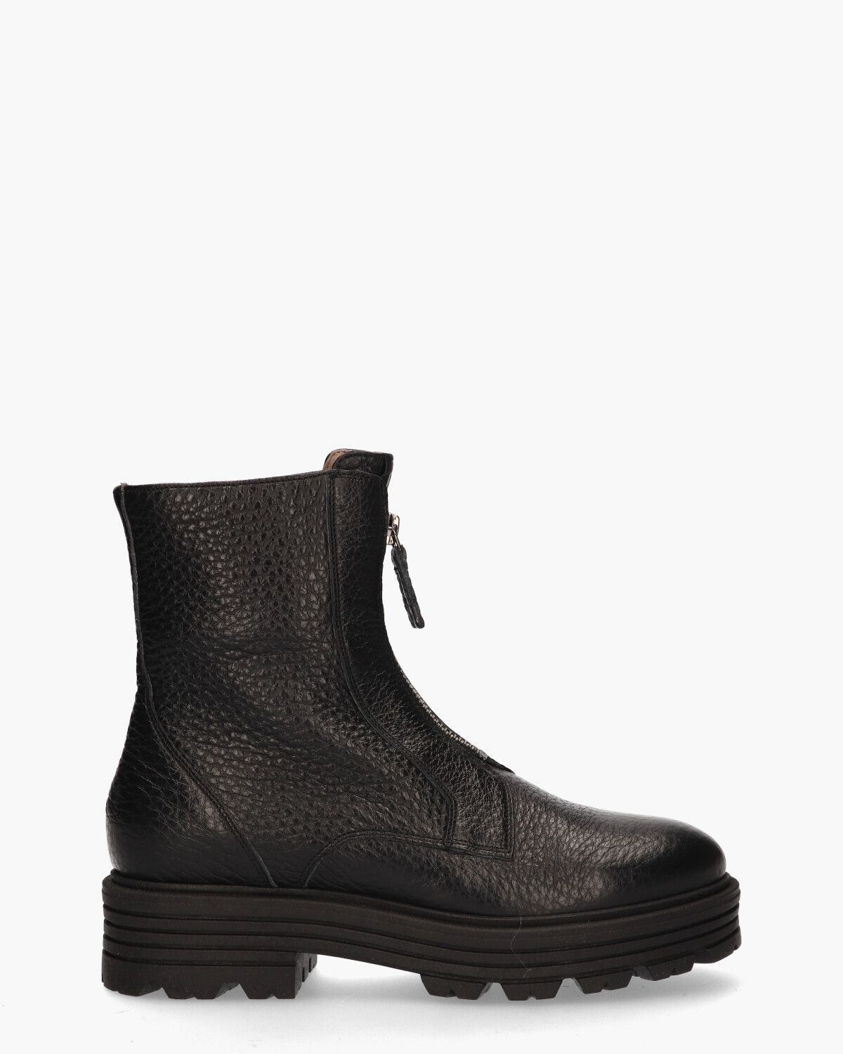 6103-01 Zwart Dames Enkelboots