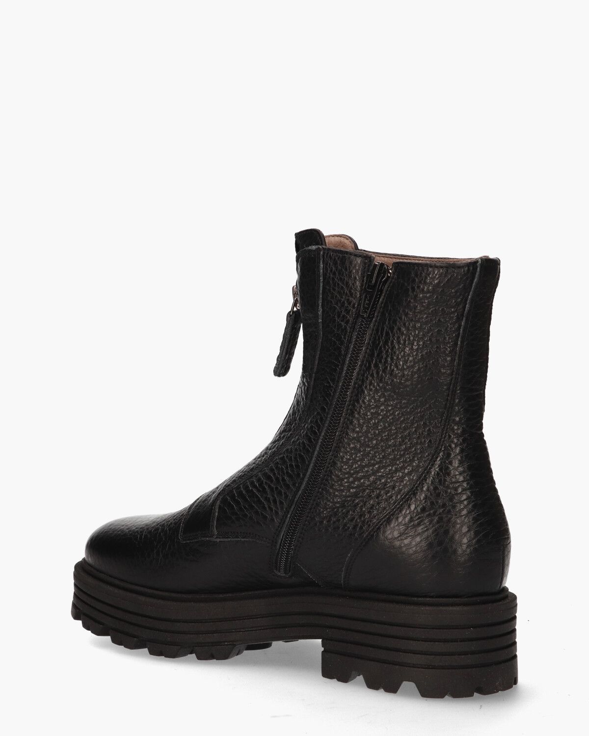 6103-01 Zwart Dames Enkelboots