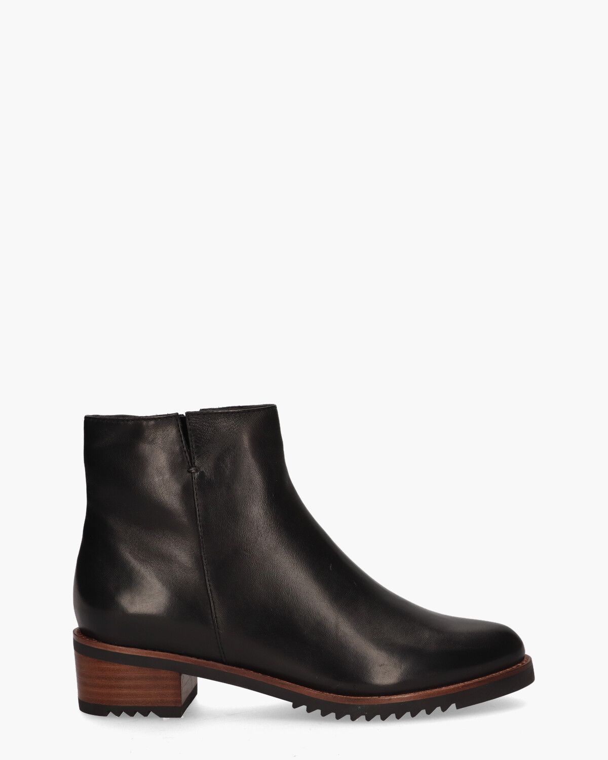 11654 Zwart Dames Enkelboots