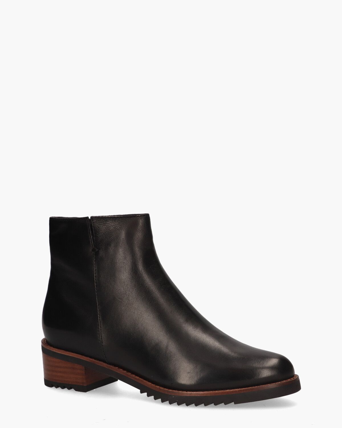 11654 Zwart Dames Enkelboots