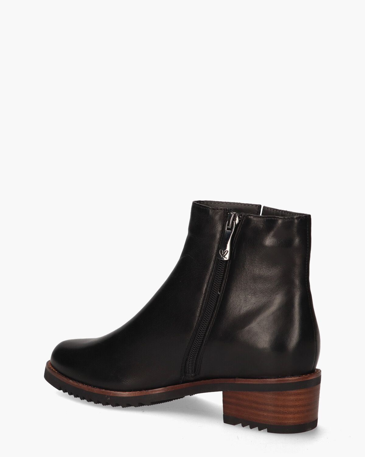 11654 Zwart Dames Enkelboots