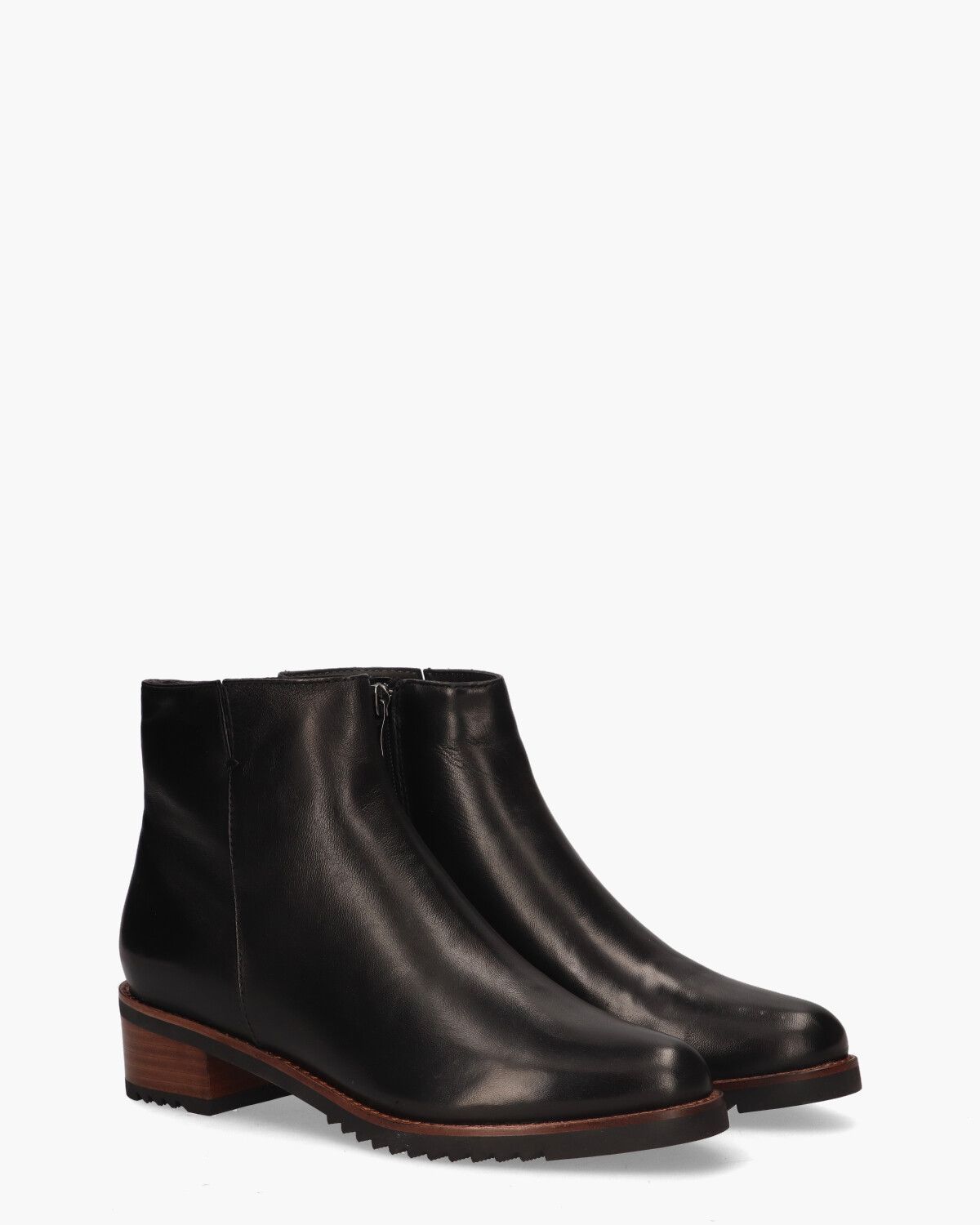 11654 Zwart Dames Enkelboots