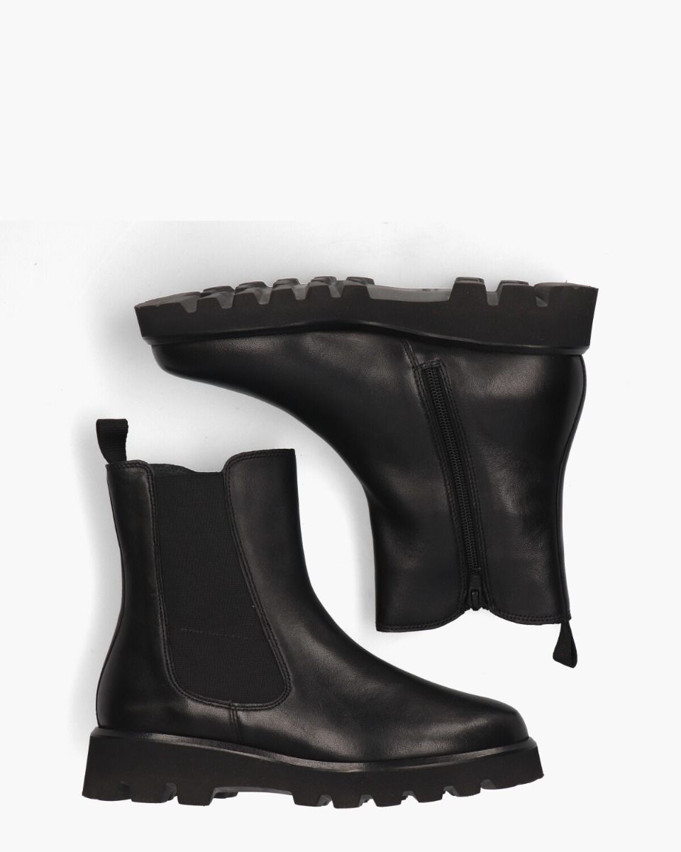 69660 Zwart Dames Chelseaboots
