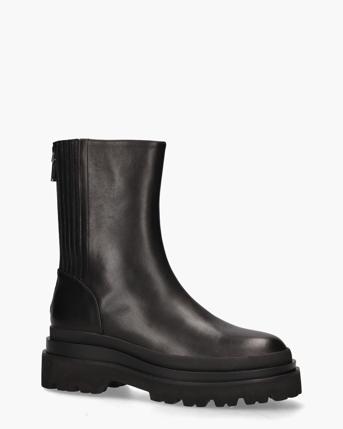 Pruga Zwart Dames Enkelboots