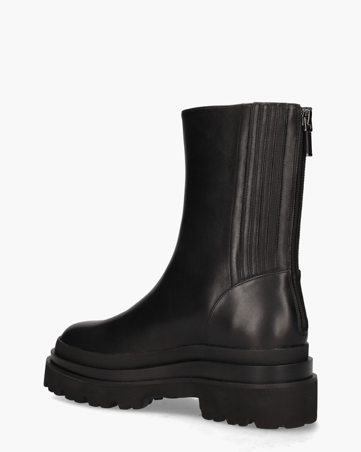 Pruga Zwart Dames Enkelboots