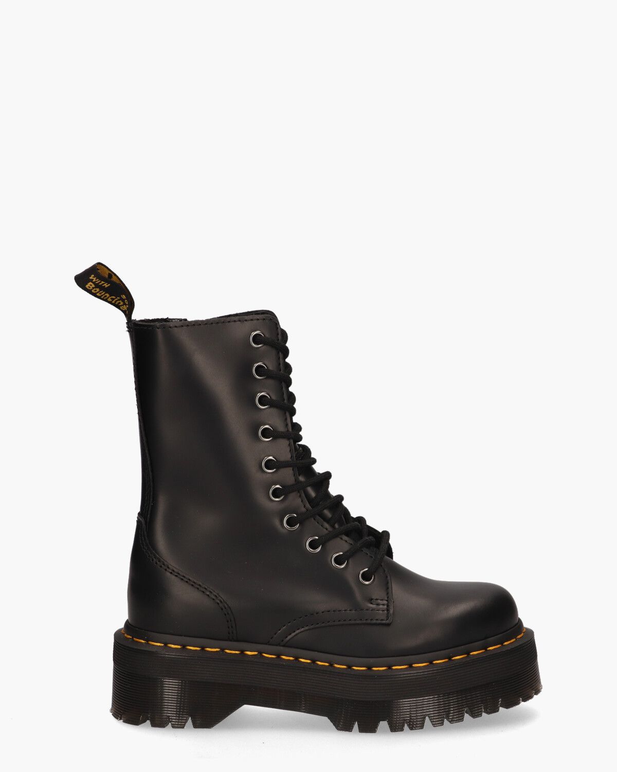 Jadon Hi Zwart Dames Veterboots