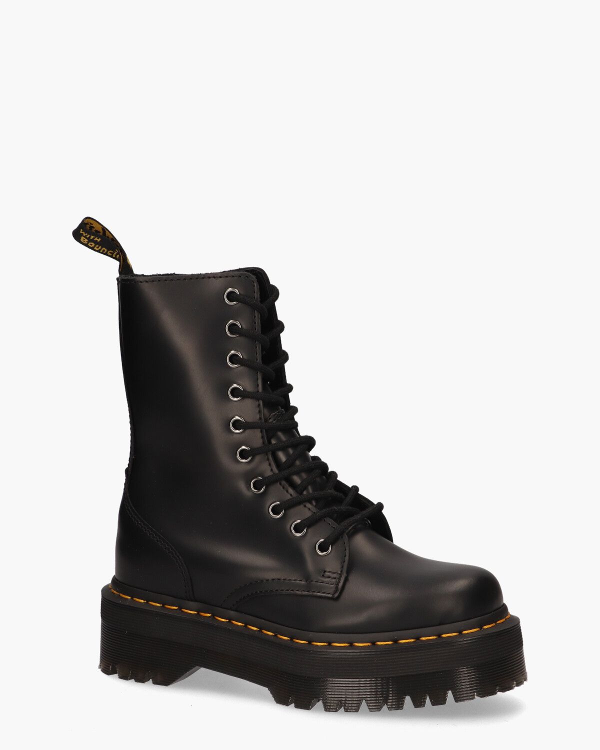 Jadon Hi Zwart Dames Veterboots