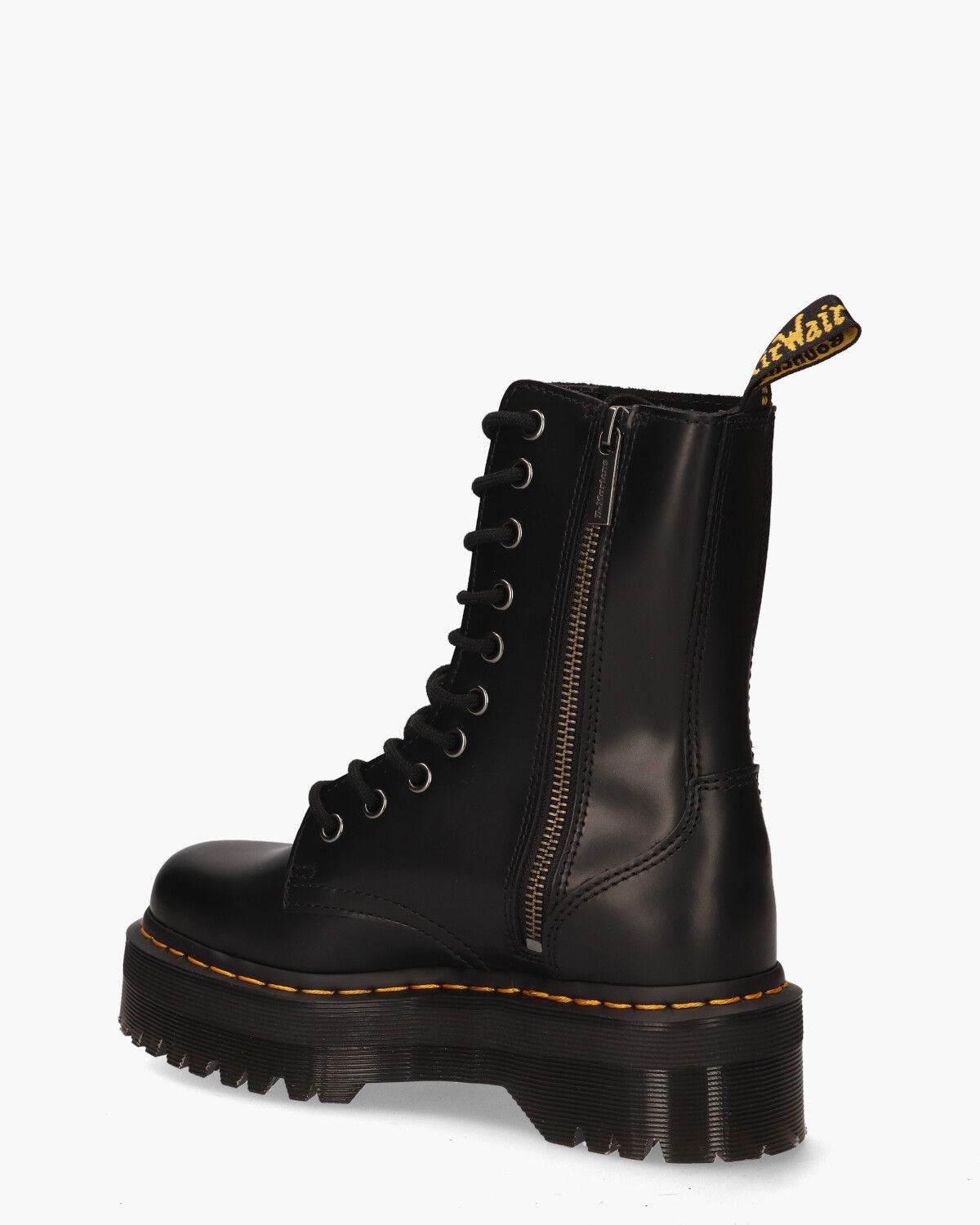 Jadon Hi Zwart Dames Veterboots