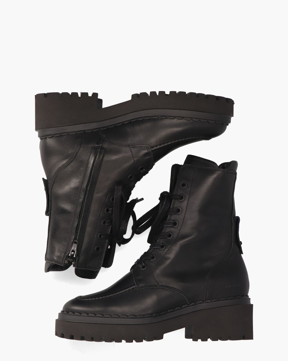 Fae Bobbi Zwart Dames Enkelboots