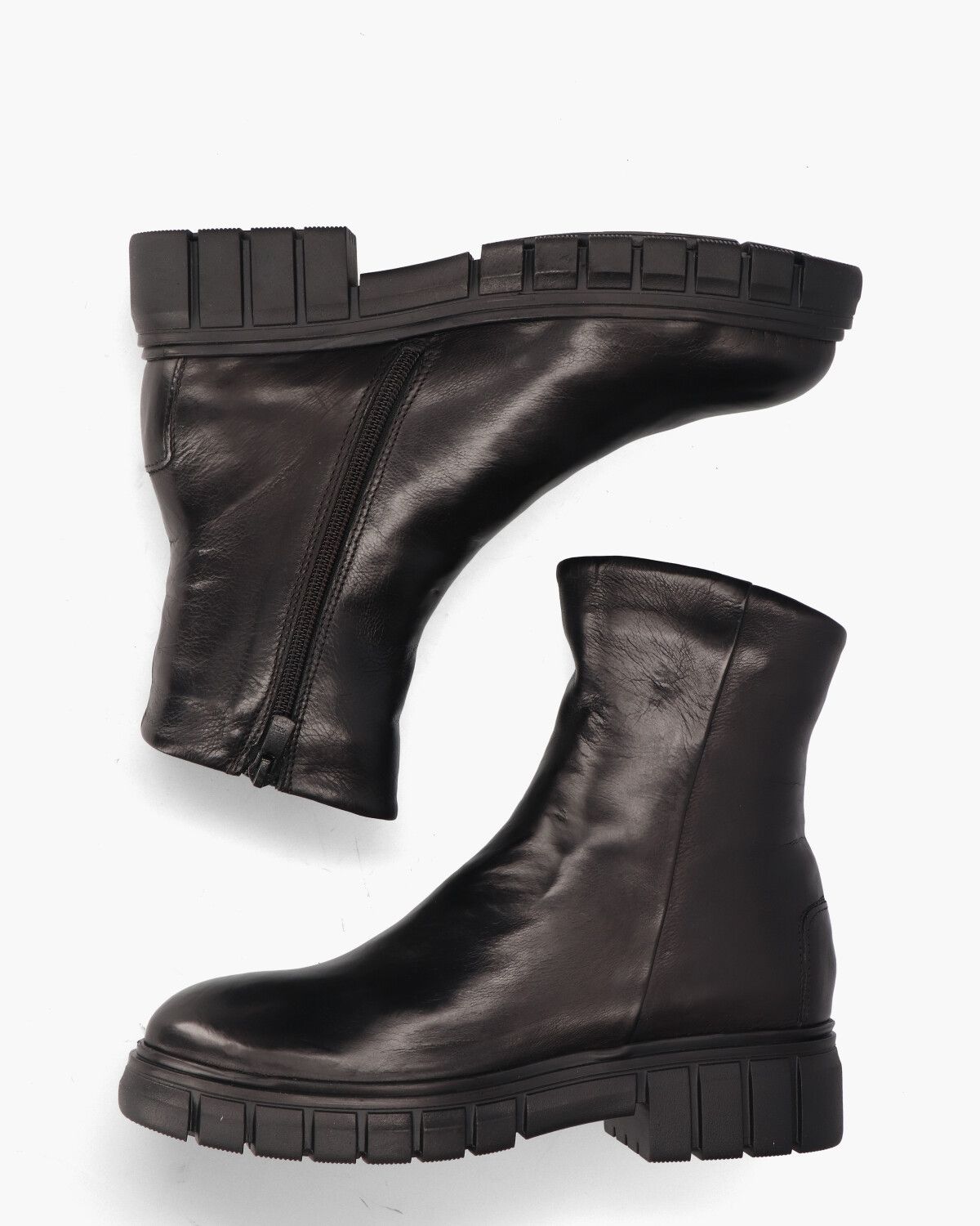 77645 Zwart Dames Enkelboots