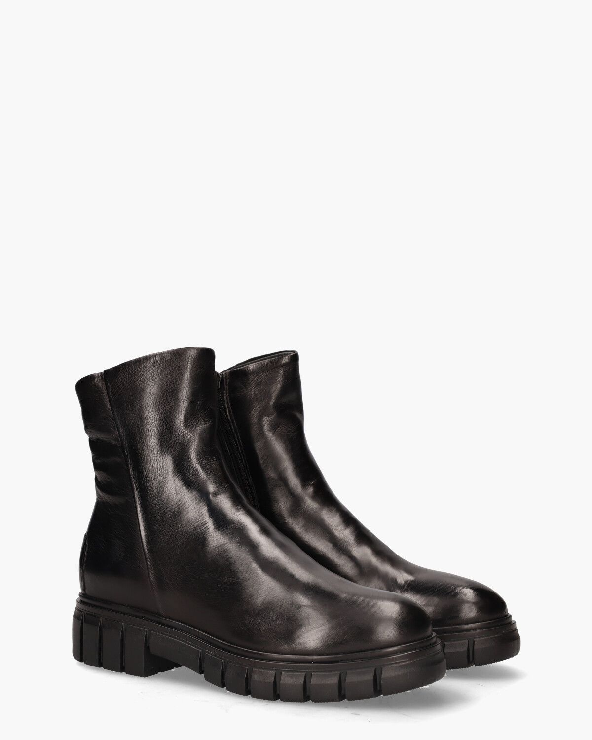 77645 Zwart Dames Enkelboots