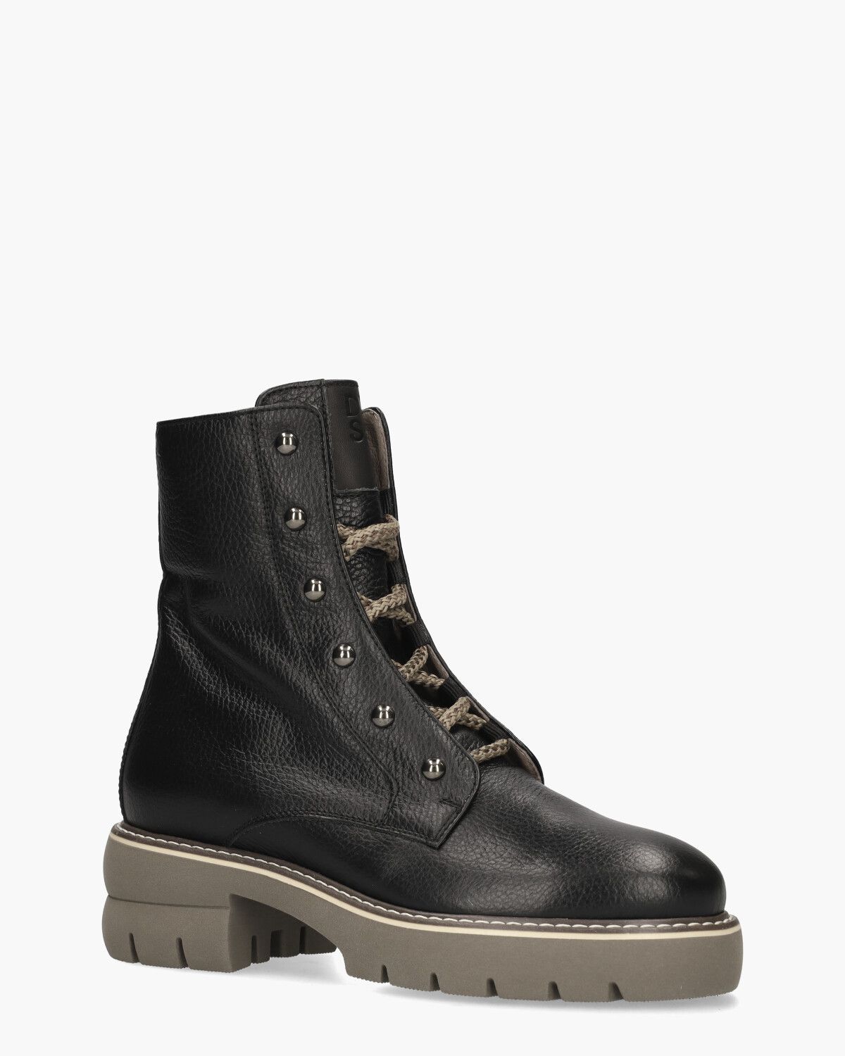 6381 Zwart Dames Enkelboots