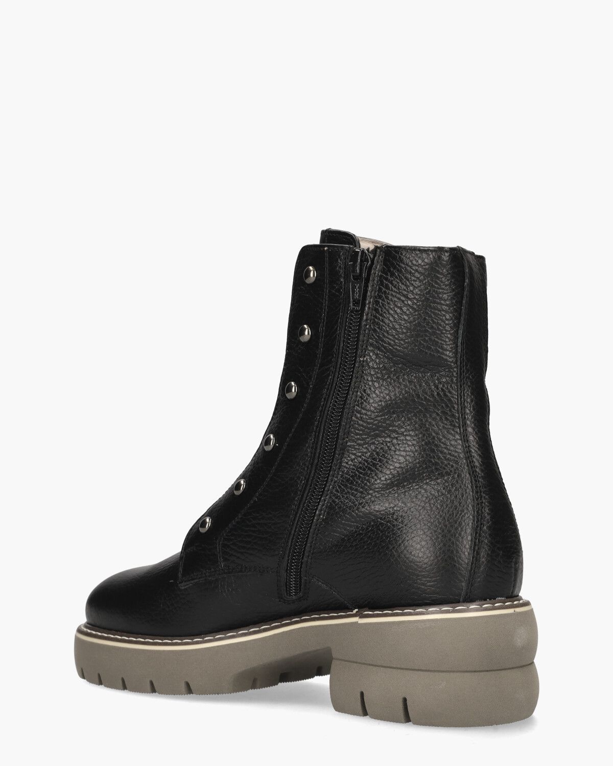 6381 Zwart Dames Enkelboots