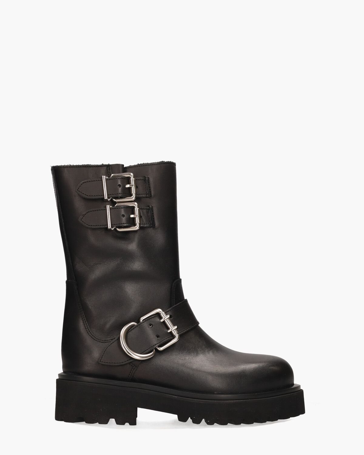 2796 Zwart Dames Enkelboots