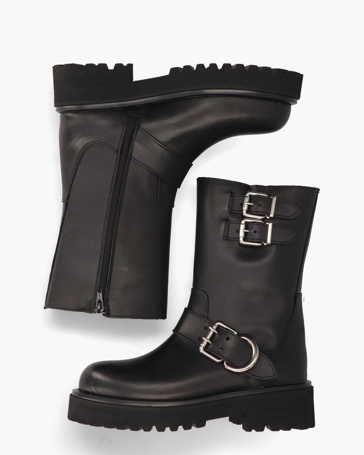 2796 Zwart Dames Enkelboots