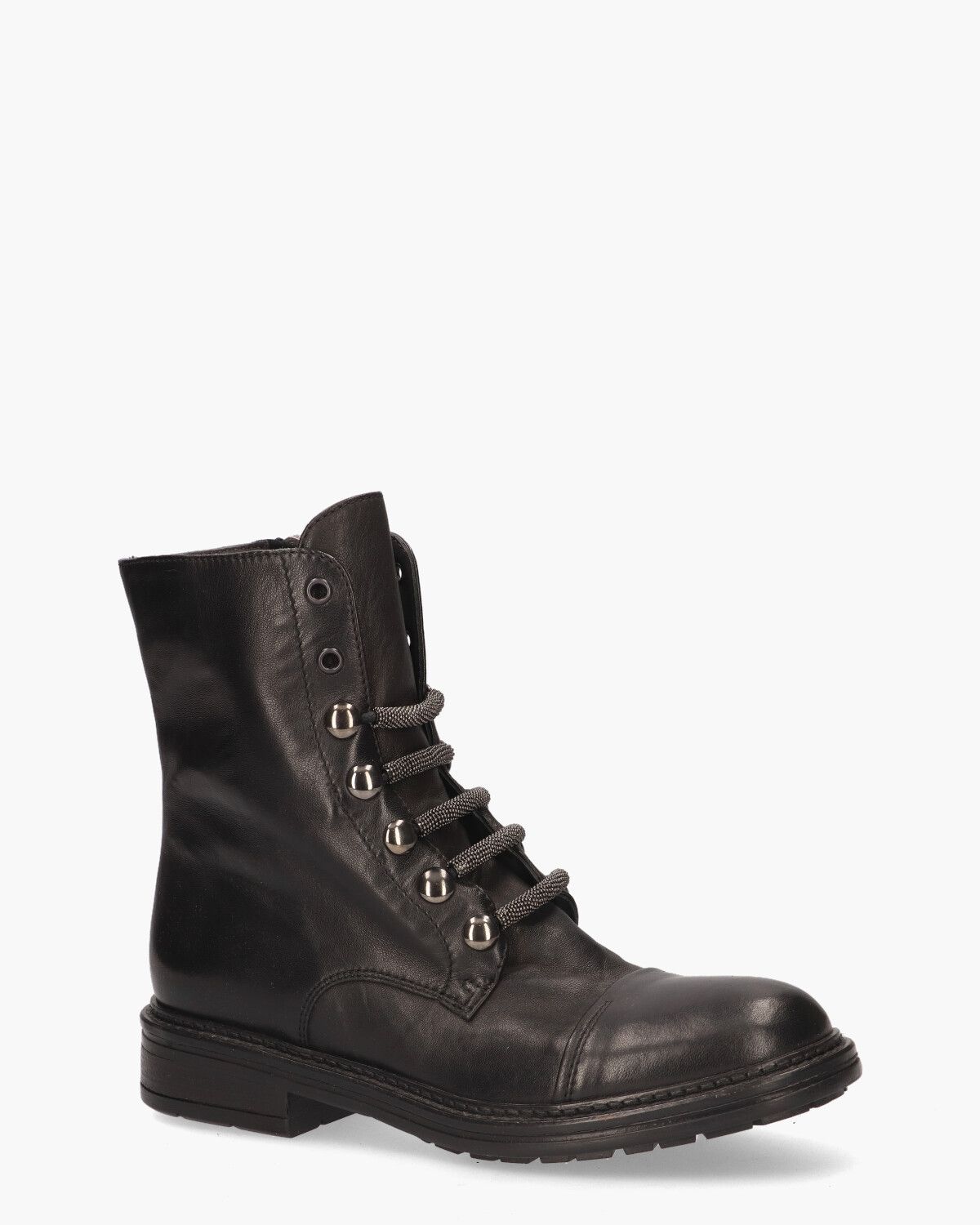 5702 Zwart Dames Enkelboots
