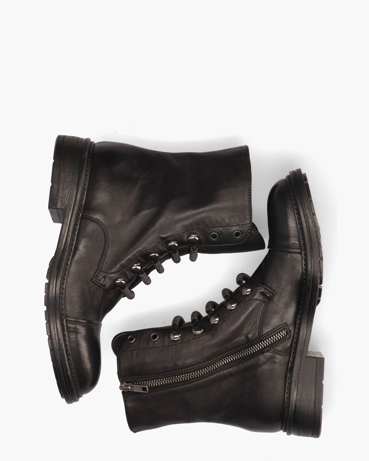 5702 Zwart Dames Enkelboots