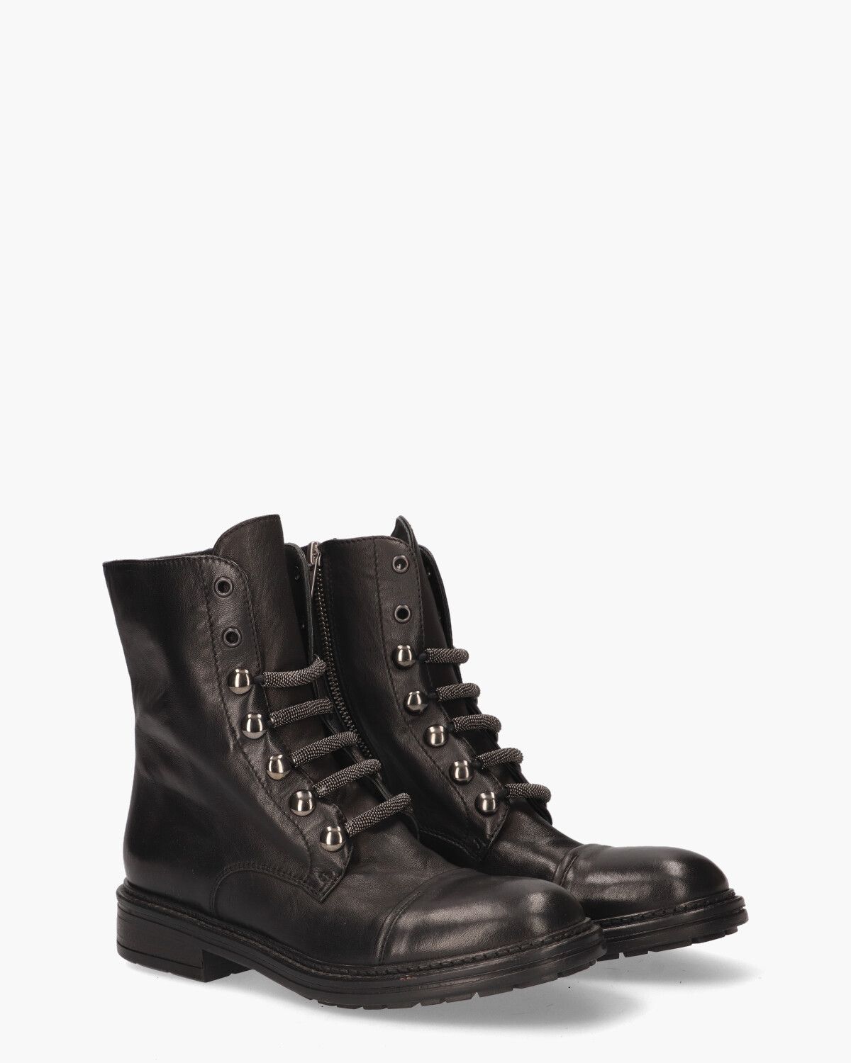 5702 Zwart Dames Enkelboots