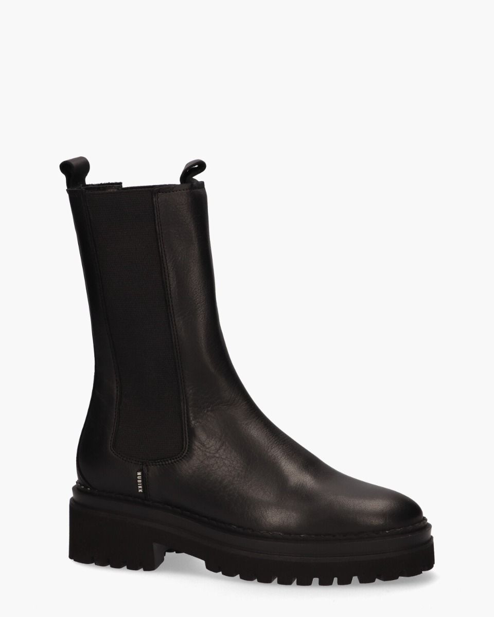 Fae Adams Zwart Dames Chelseaboots