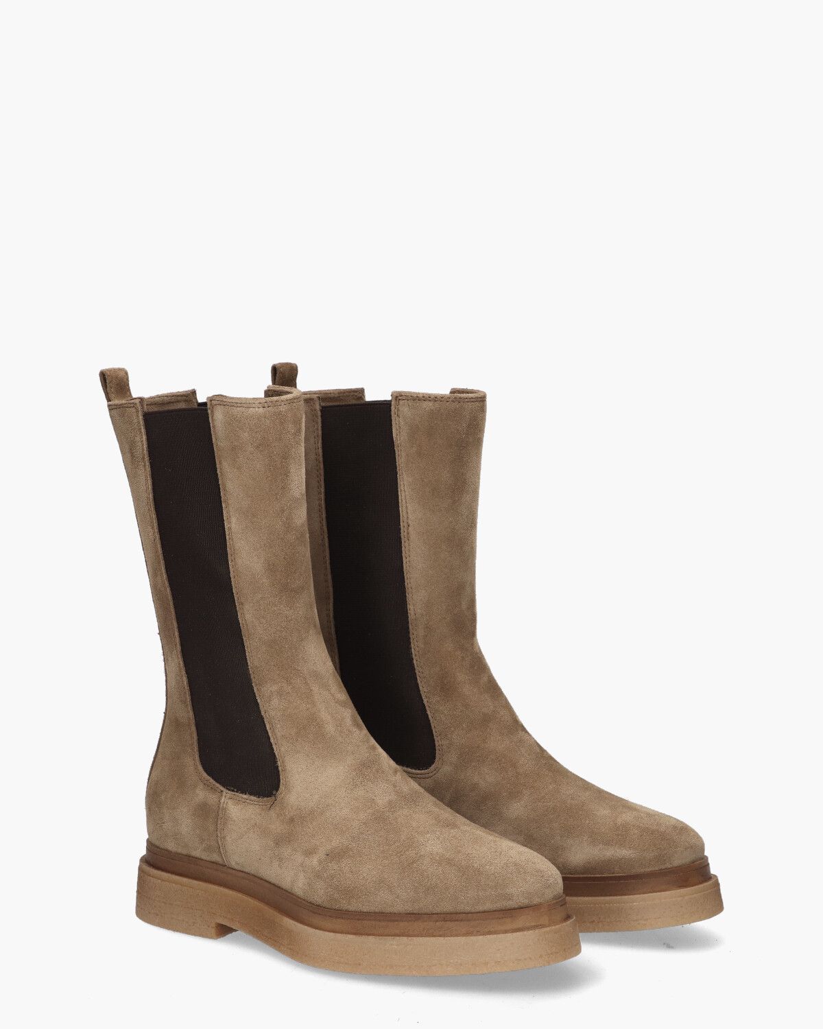2PALAS204 Beige Dames Chelseaboots