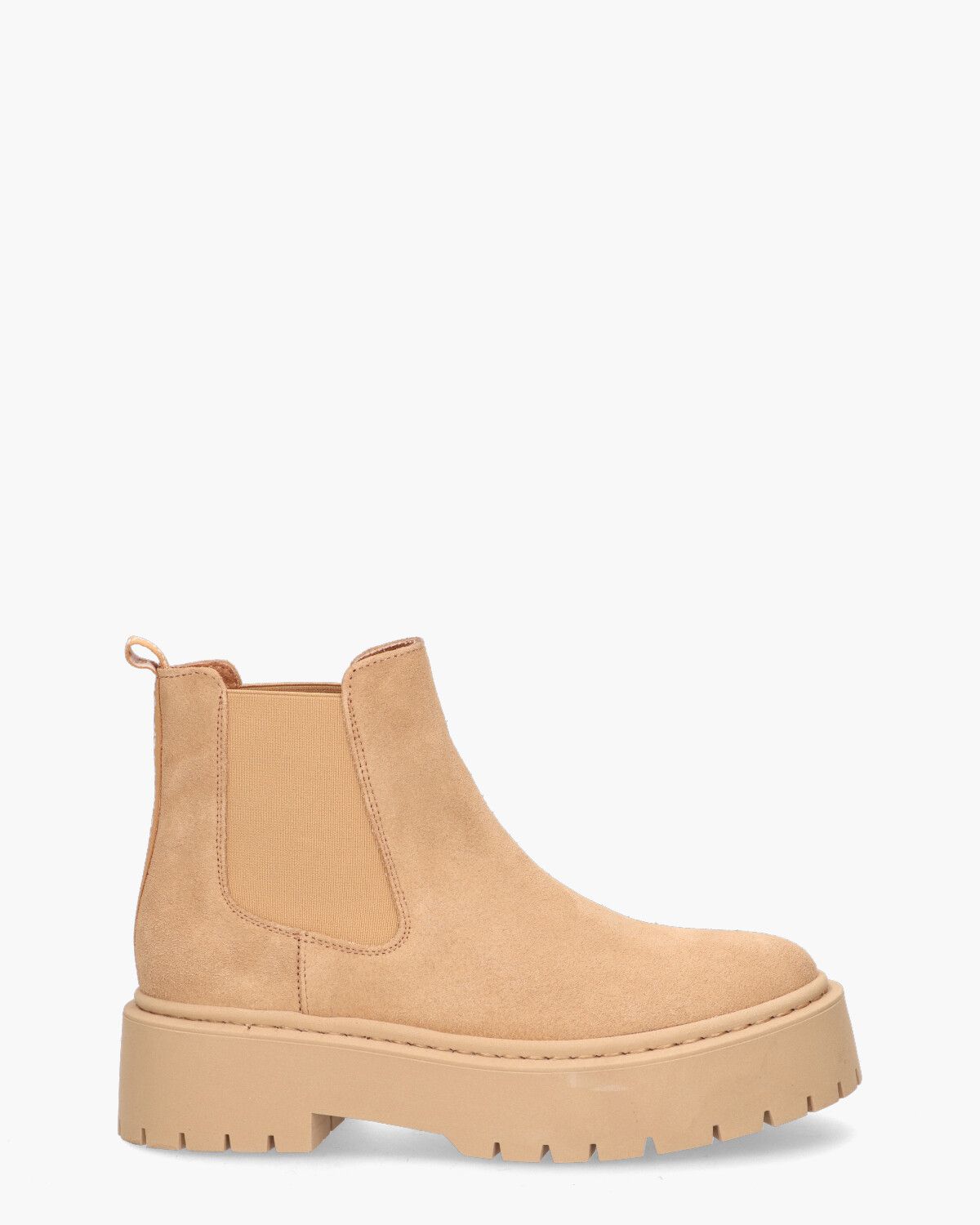 Veerly Lichtbruin Dames Chelseaboots