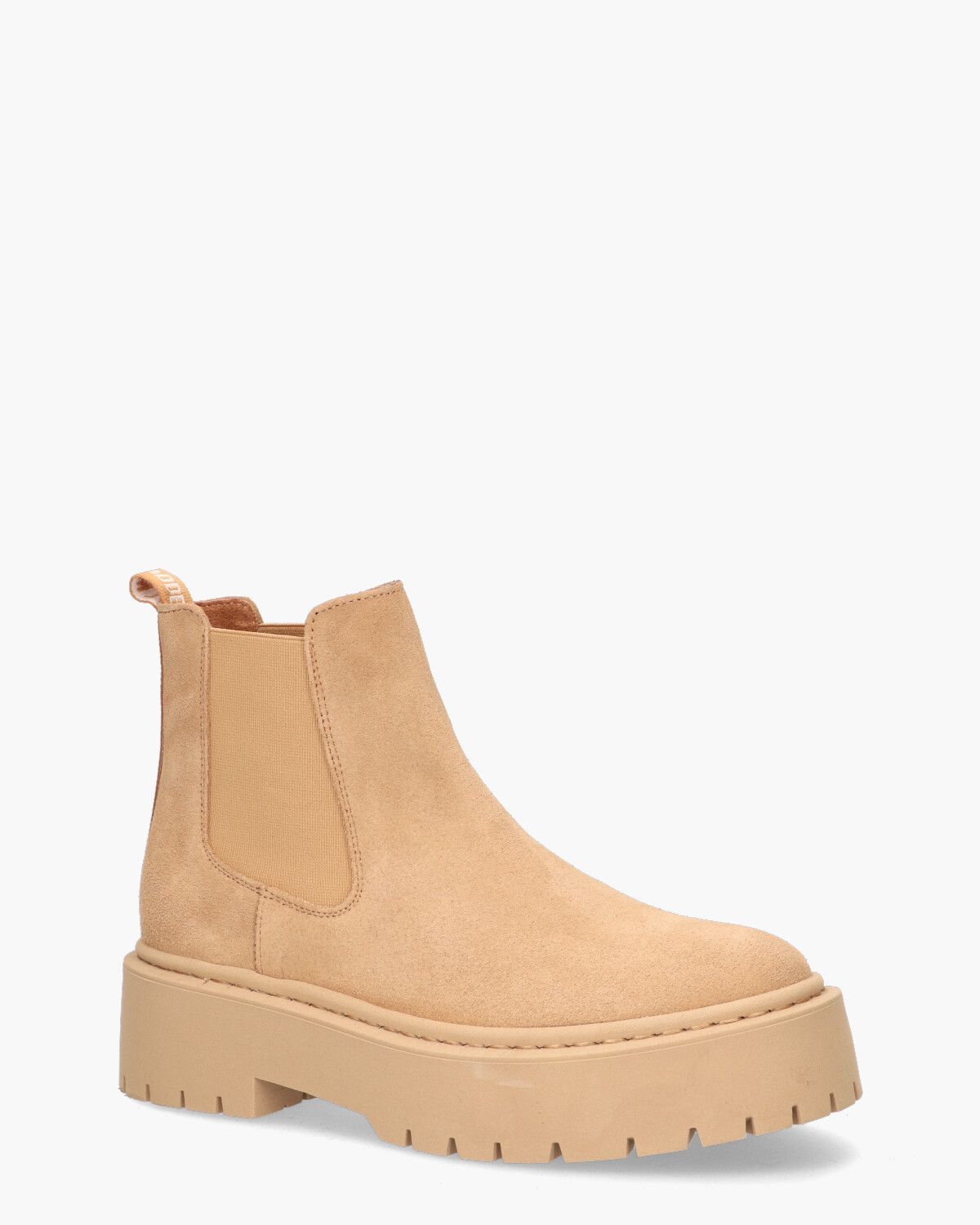 Veerly Lichtbruin Dames Chelseaboots
