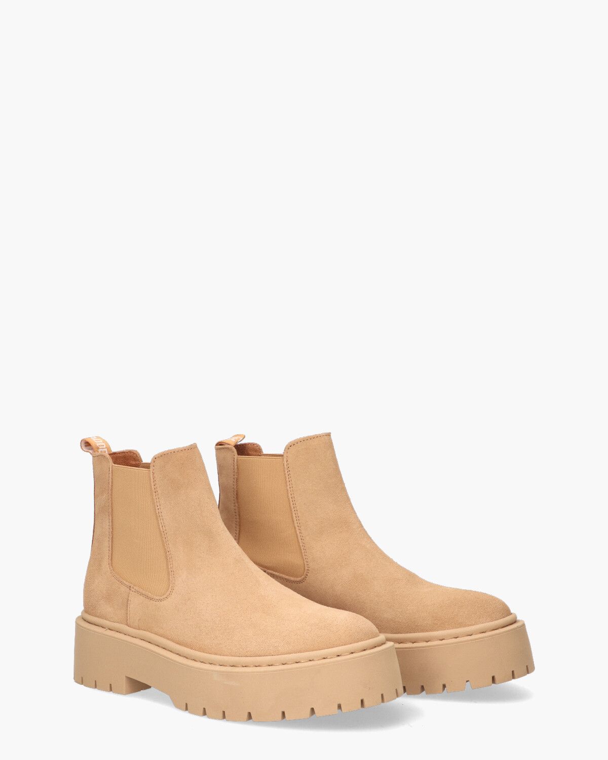 Veerly Lichtbruin Dames Chelseaboots