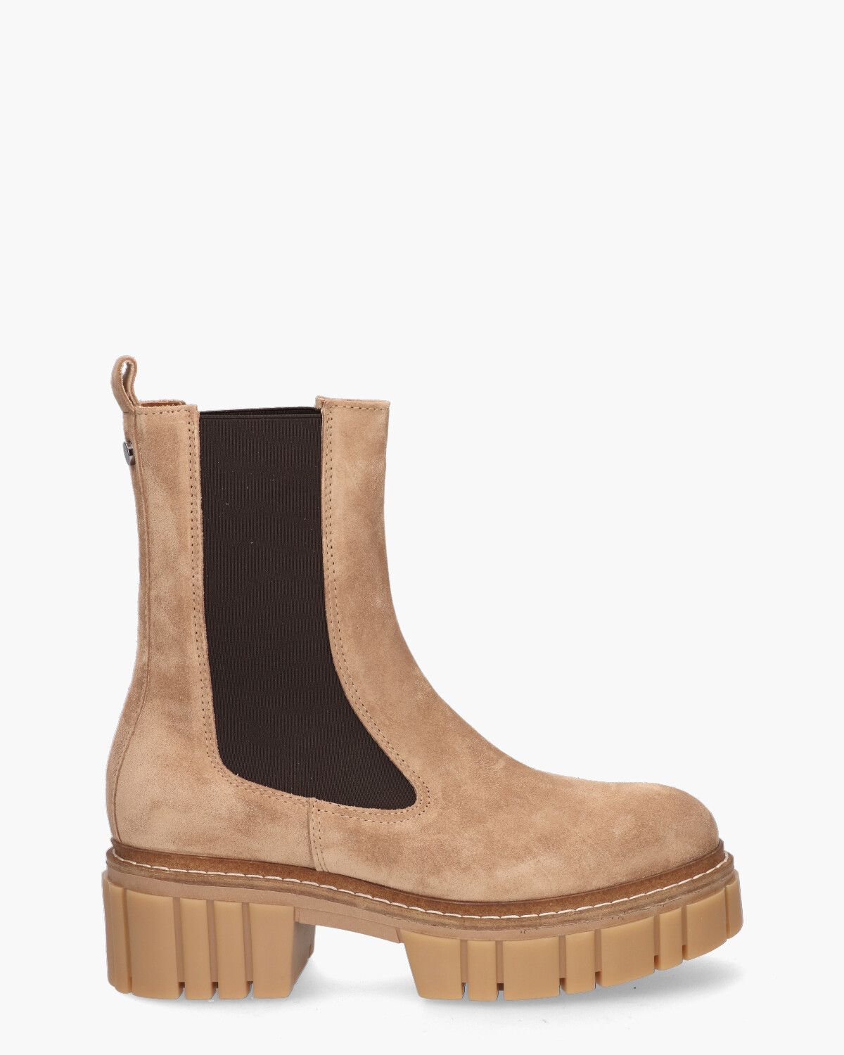 2121 Lichtbruin Dames Chelseaboots
