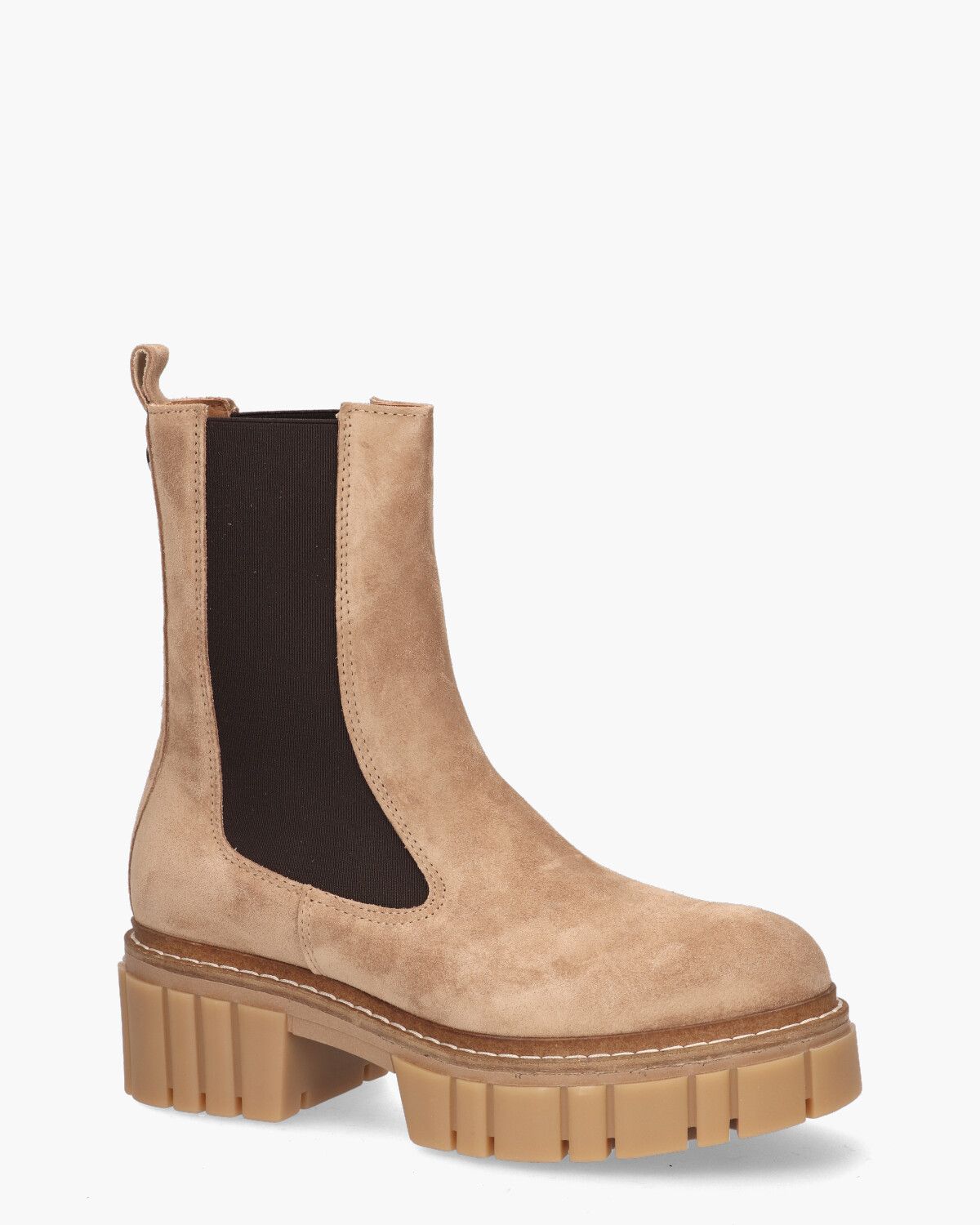 2121 Lichtbruin Dames Chelseaboots