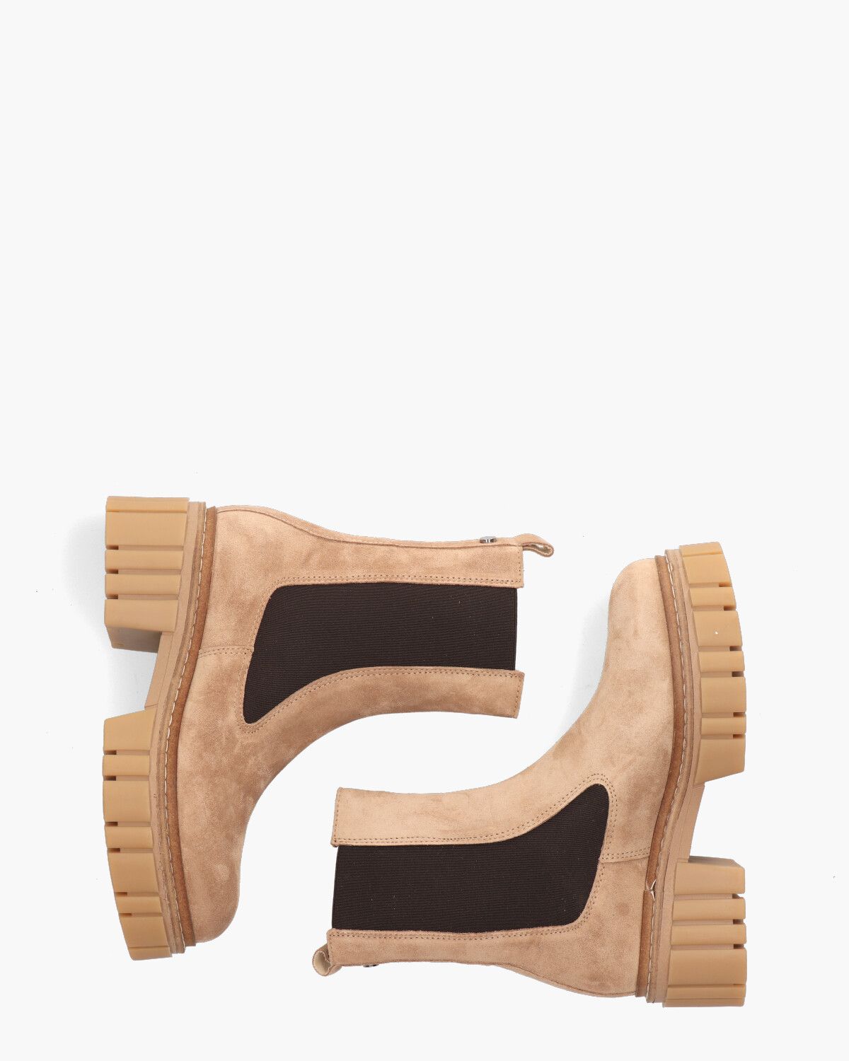 2121 Lichtbruin Dames Chelseaboots