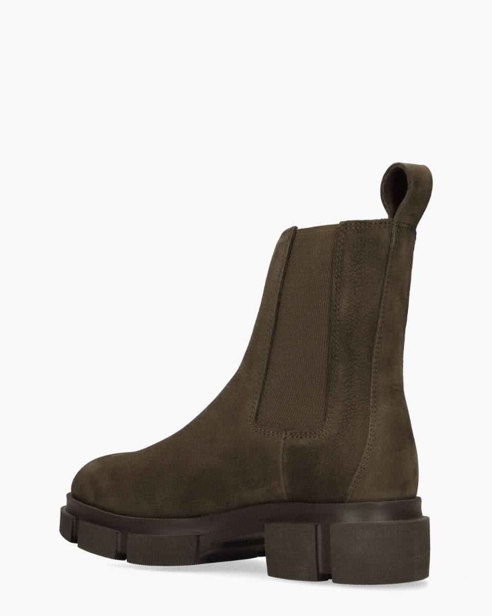 CPH570 Donkerbruin Dames Chelseaboots