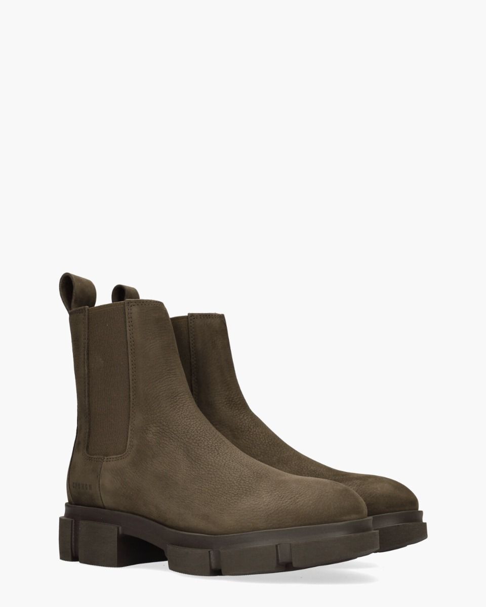 CPH570 Donkerbruin Dames Chelseaboots