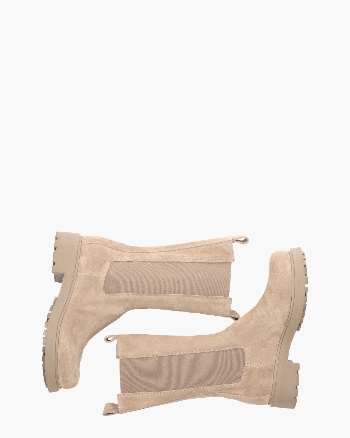 E2570 Beige Dames Chelseaboots