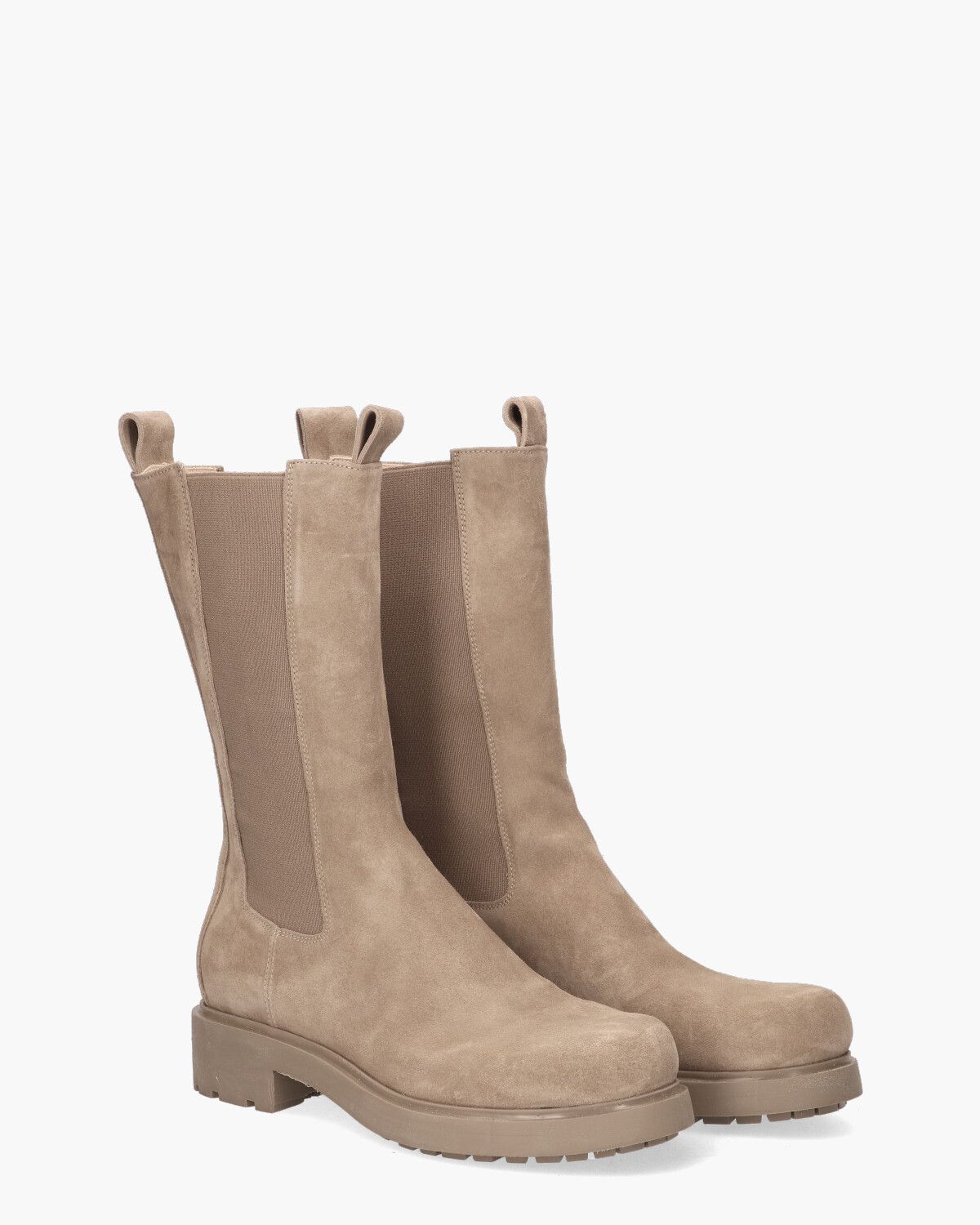 E2570 Beige Dames Chelseaboots