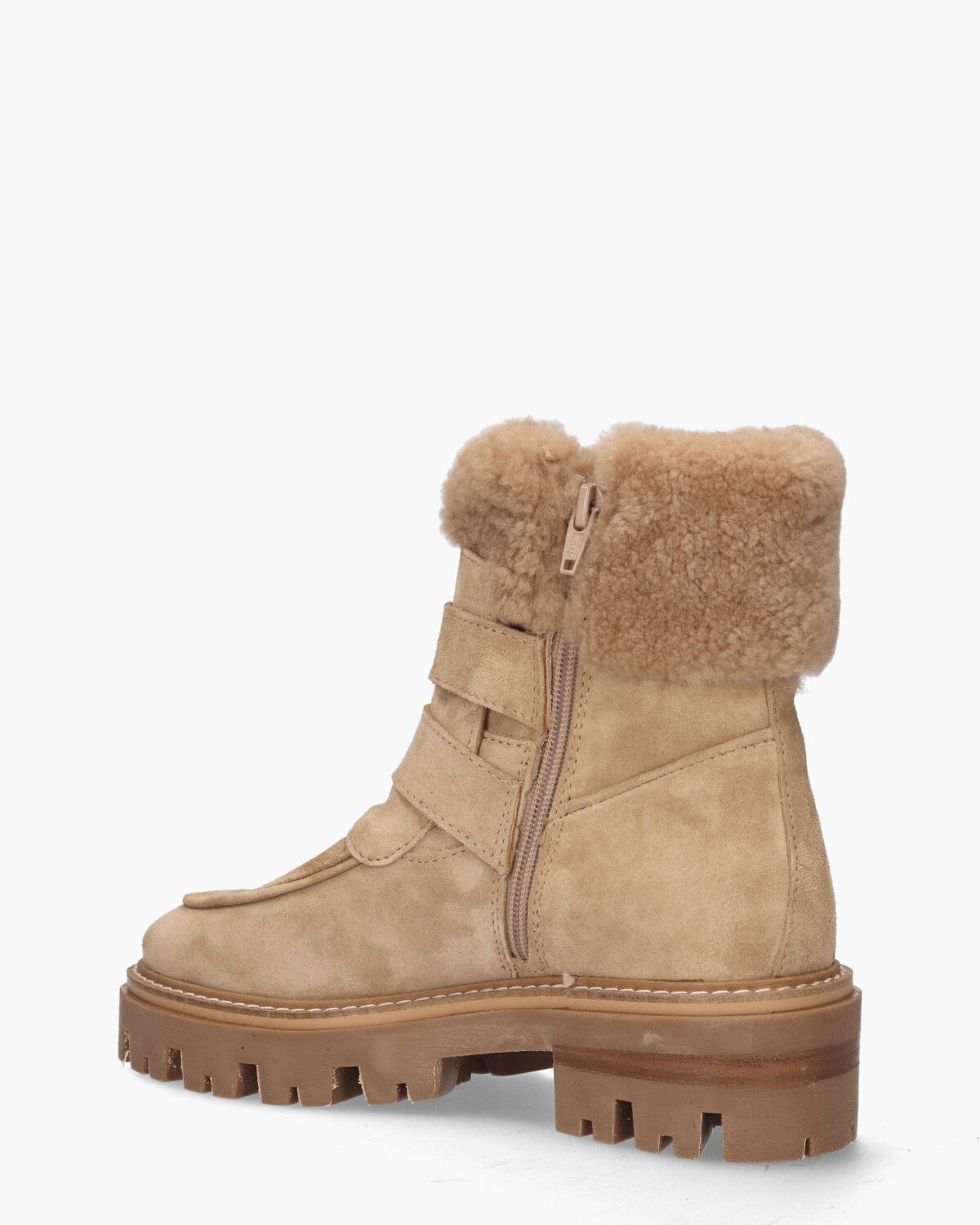 2444 Lichtbruin Dames Enkelboots