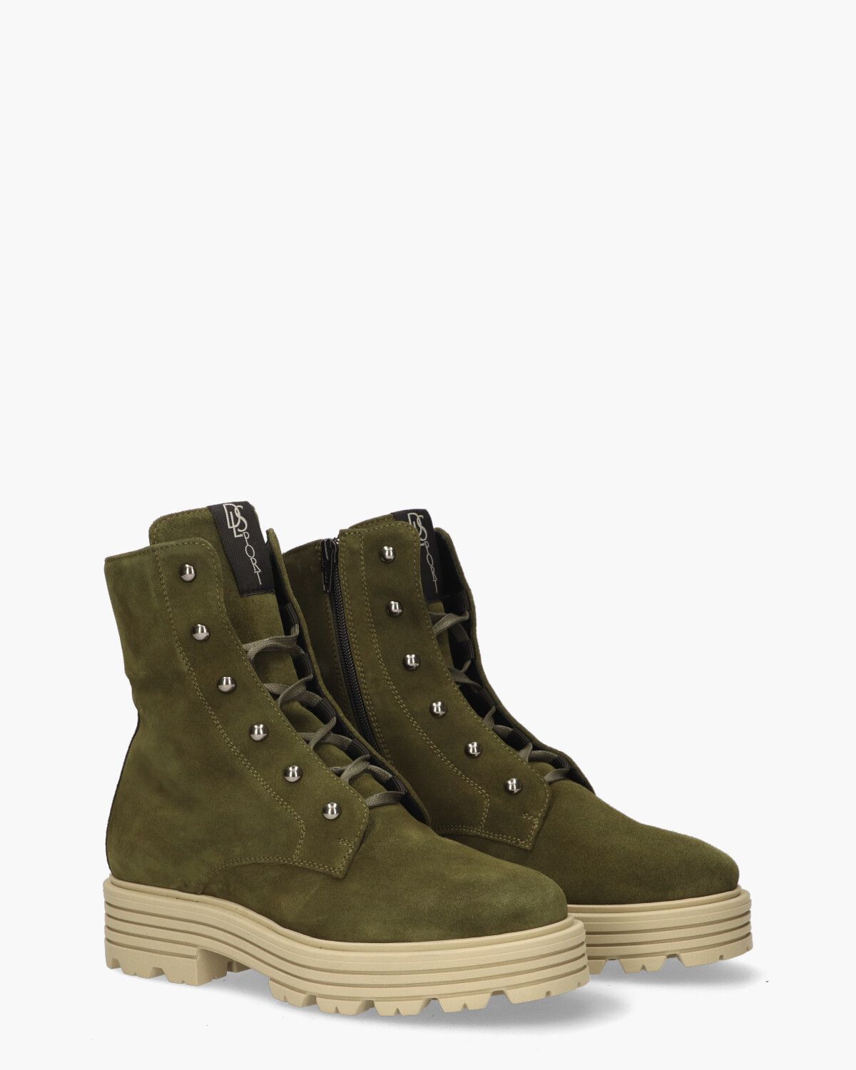 Dlsport 6093 05 Groen Dames Veterboots Van Arendonk