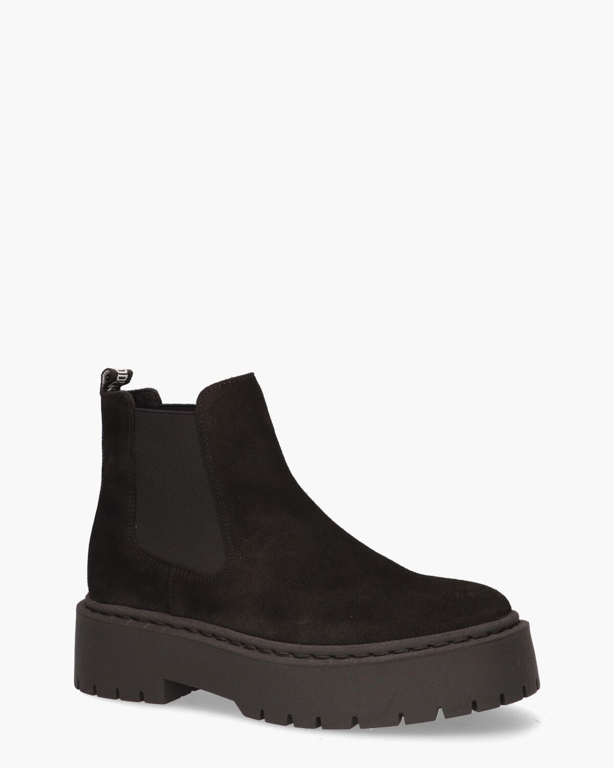 Veerly Zwart Dames Chelseaboots