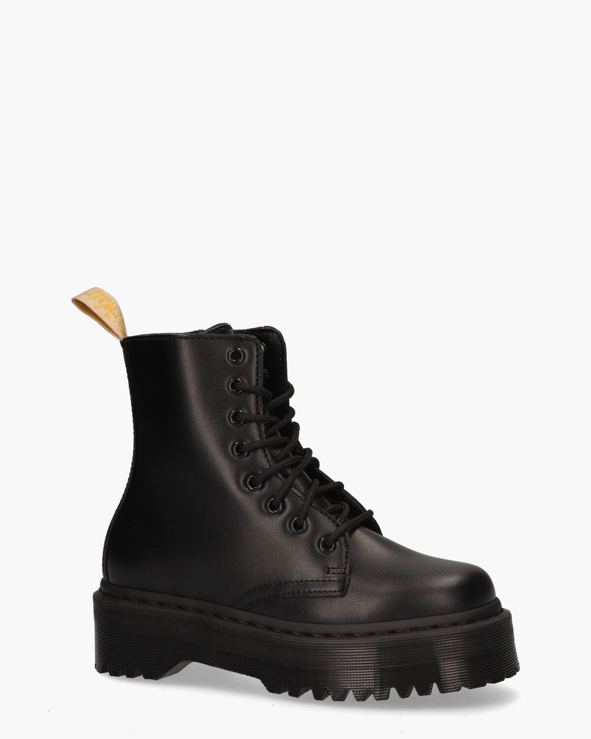 Vegan Jadon II Mono Platform Zwart Dames Veterboots