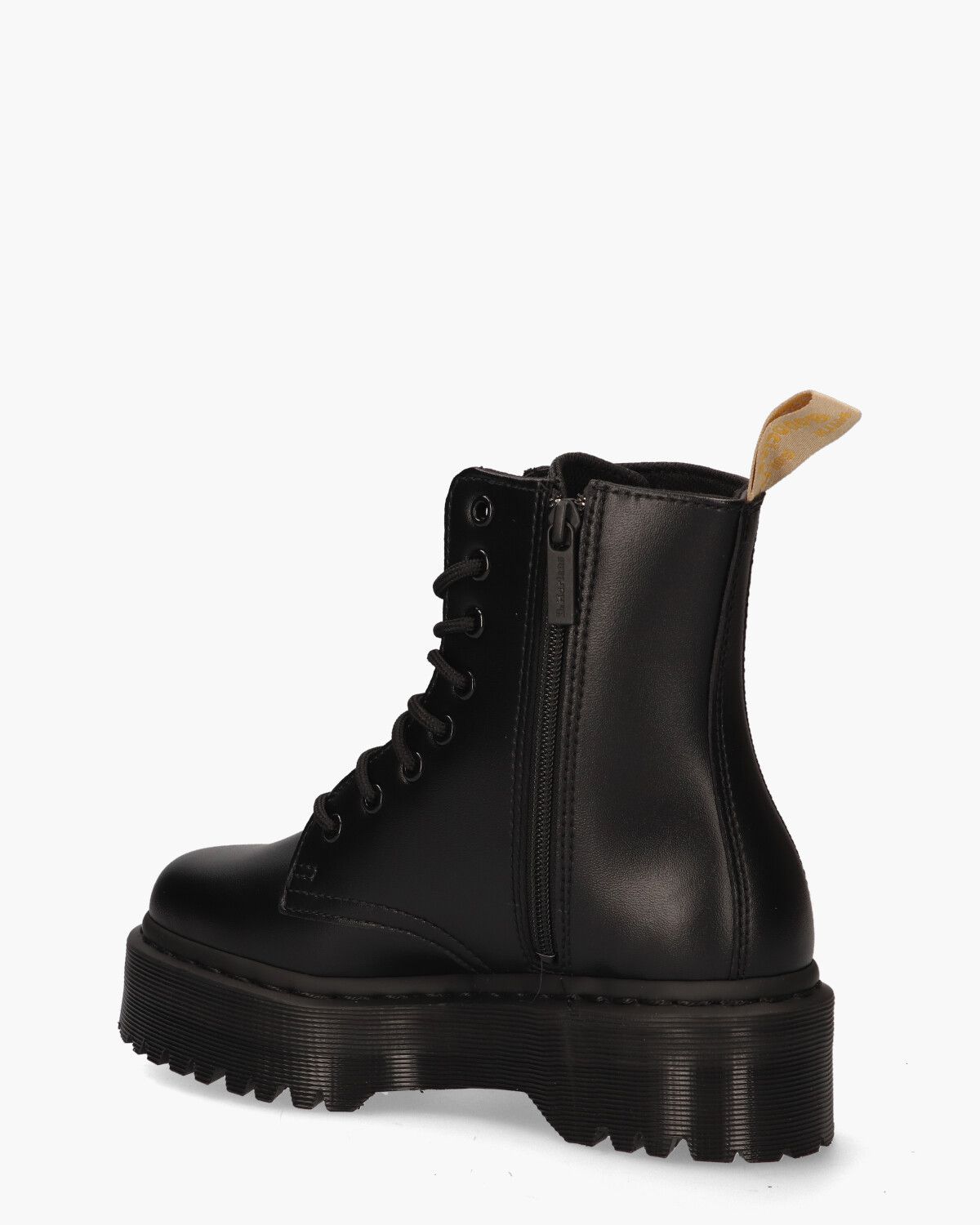 Vegan Jadon II Mono Platform Zwart Dames Veterboots