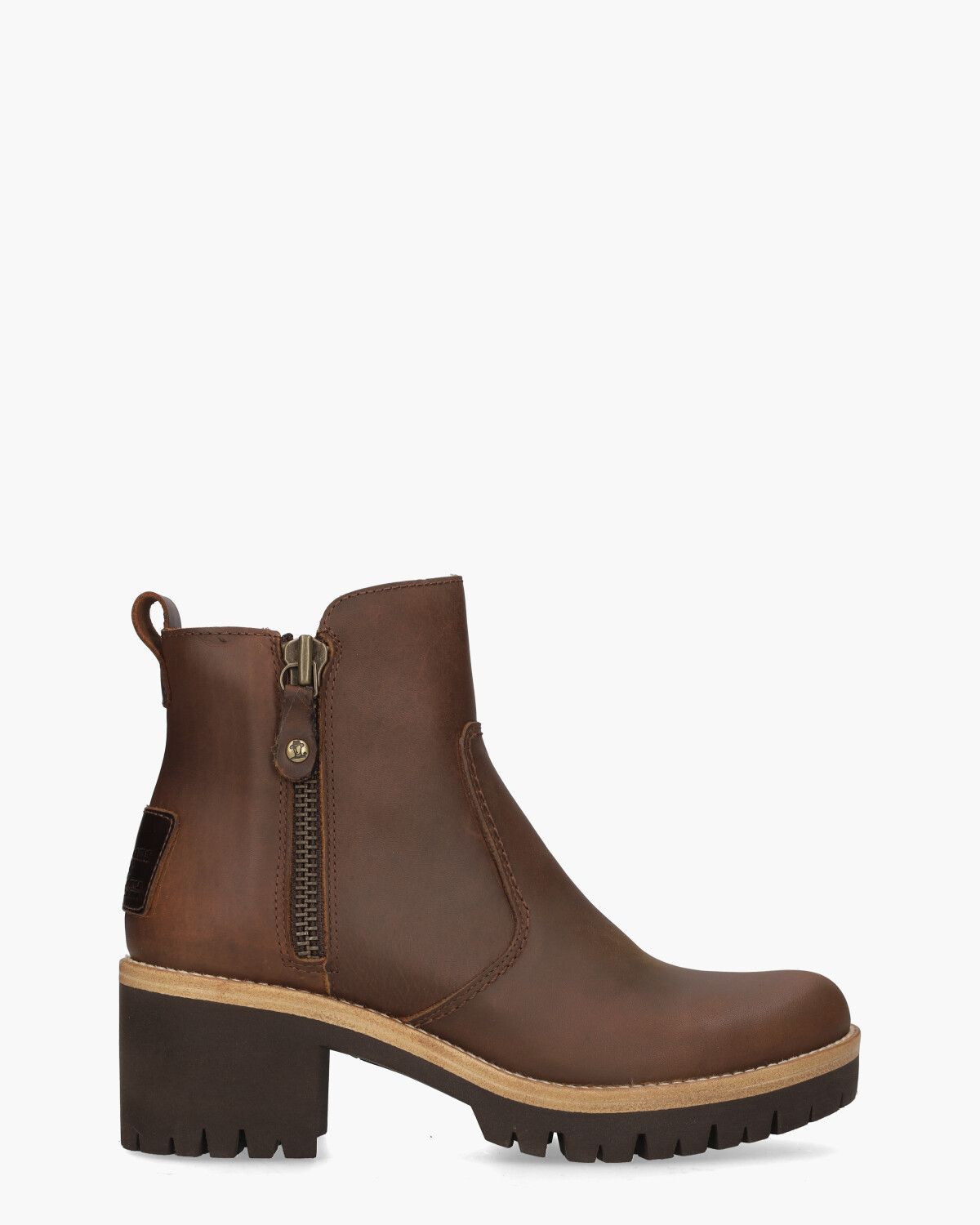 Pauline B10 Bruin Dames Enkelboots