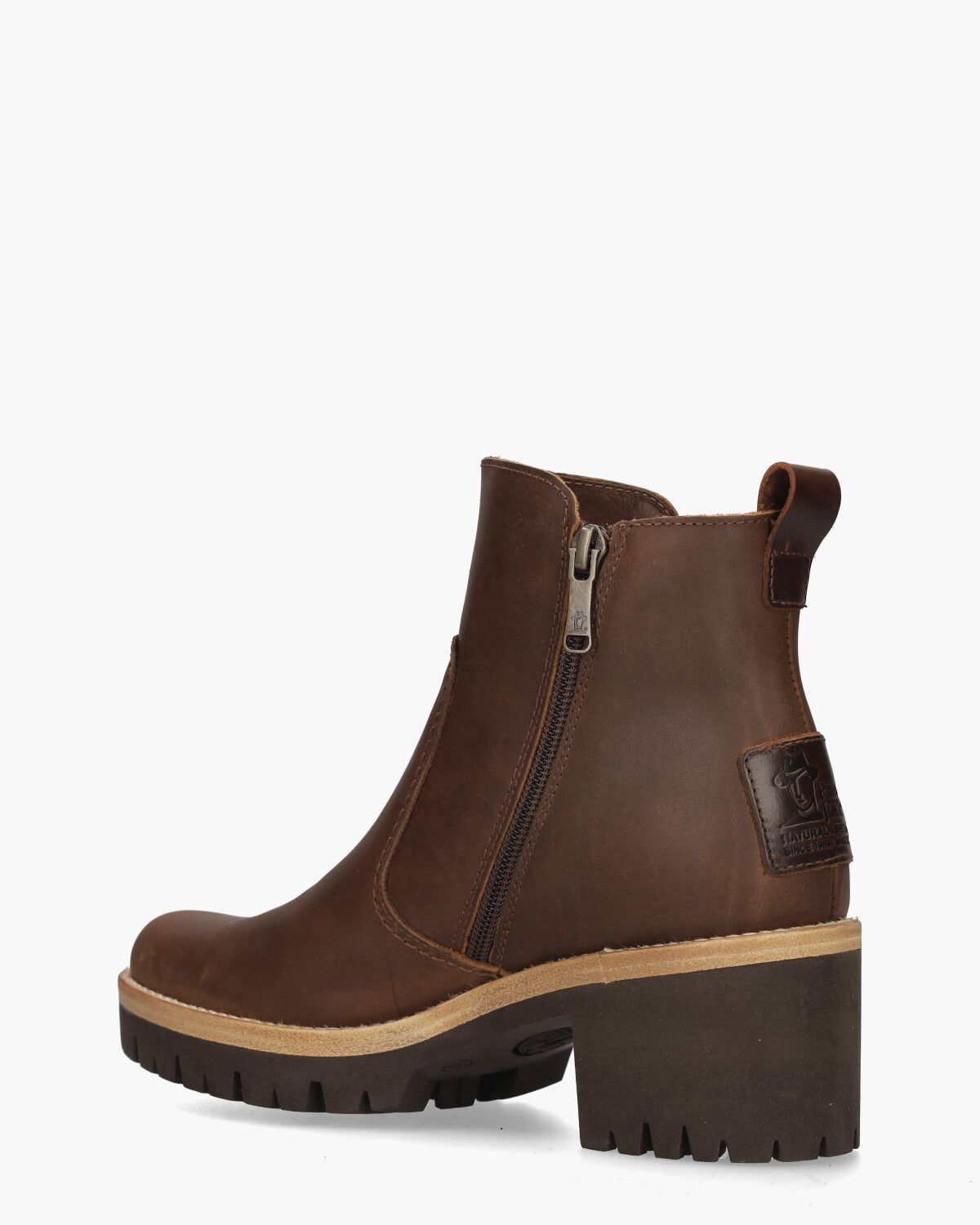 Pauline B10 Bruin Dames Enkelboots