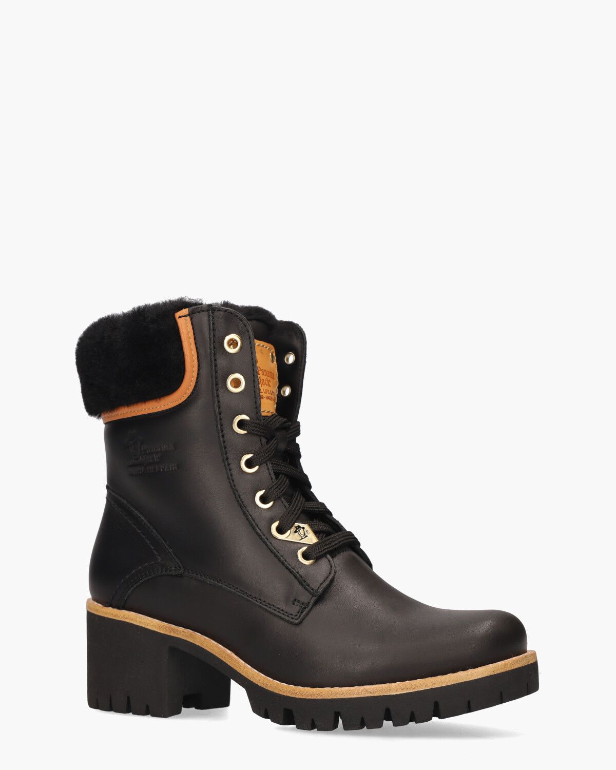 Phoebe Igloo Travelling B1 Zwart Dames Veterboots