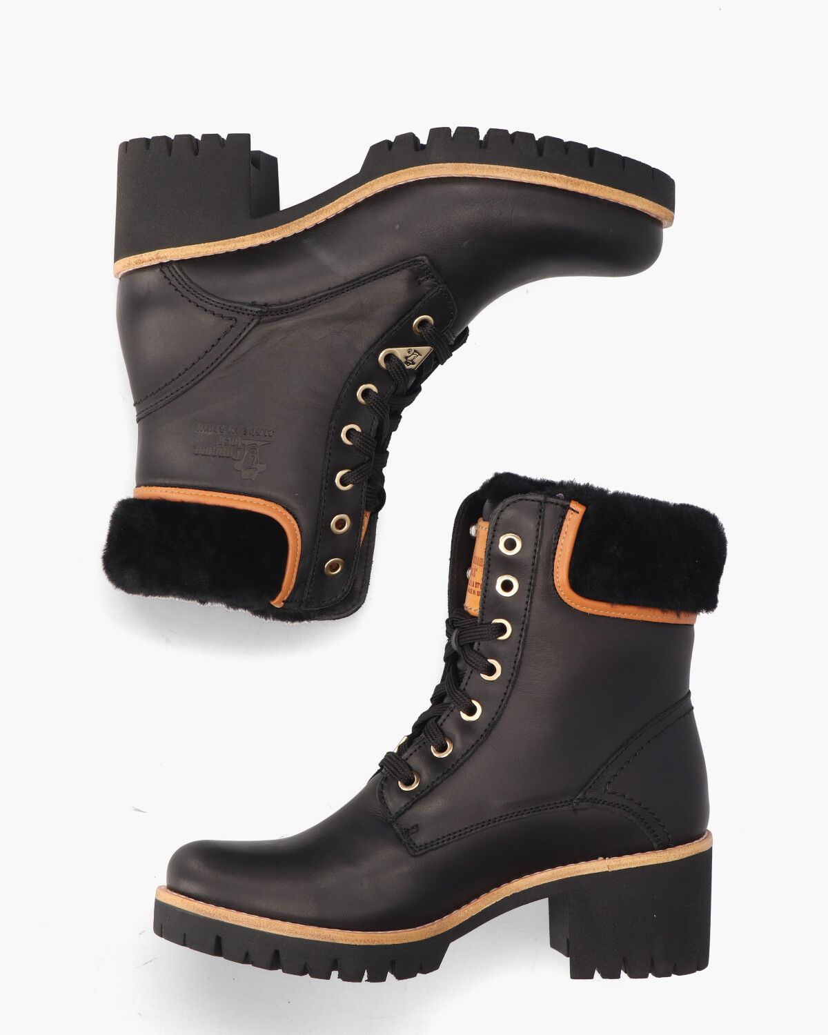 Phoebe Igloo Travelling B1 Zwart Dames Veterboots