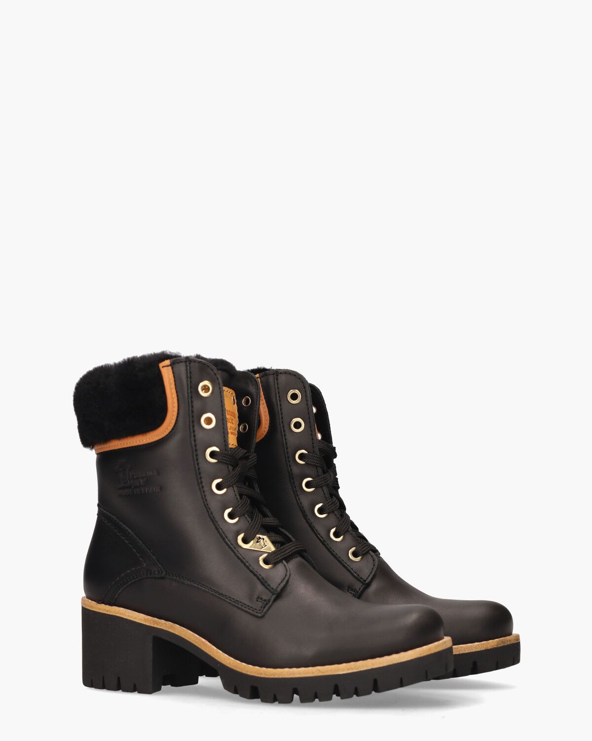 Phoebe Igloo Travelling B1 Zwart Dames Veterboots