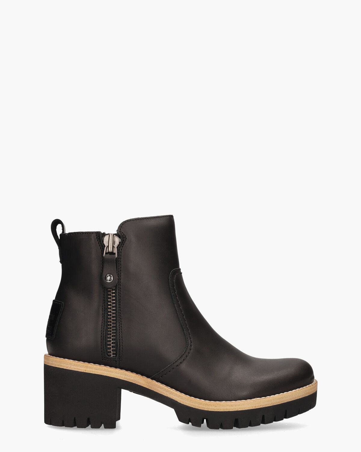 Pauline B11 Zwart Dames Enkelboots